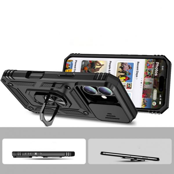 �����-�������� BeCover Military ��� Apple iPhone 16 Plus Black (712154) - �������� 2