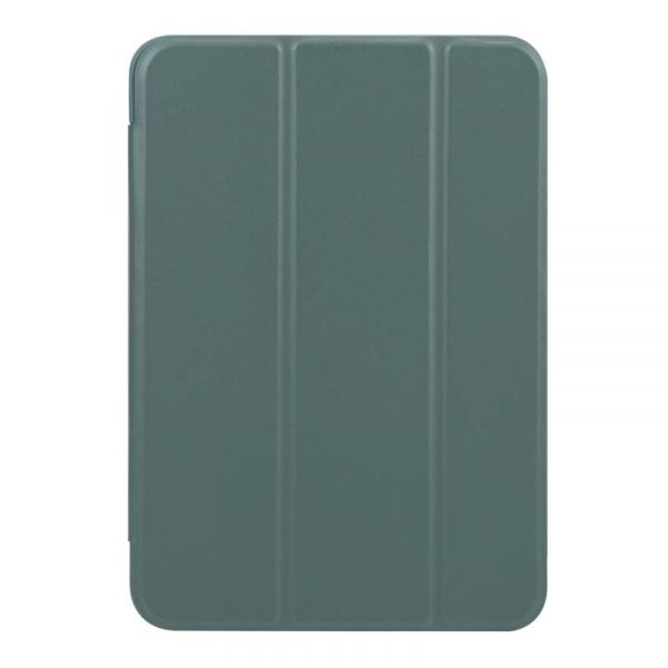 �����-������ BeCover Tri Fold Soft TPU ��� Apple iPad Mini 7 2024 8.3" Dark Green (712445) - �������� 1