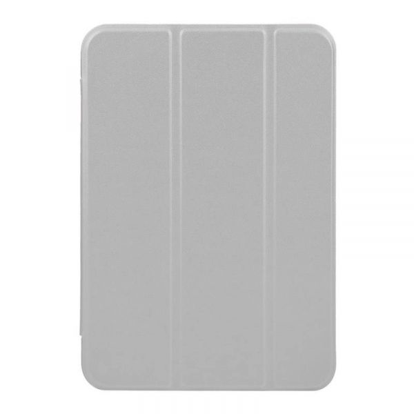 �����-������ BeCover Tri Fold Soft TPU ��� Apple iPad Mini 7 2024 8.3" Gray (712446) - �������� 1
