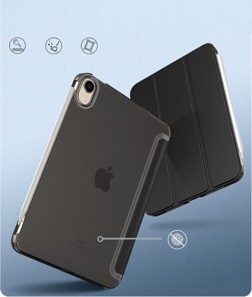 �����-������ BeCover Tri Fold Hard ��� Apple iPad Mini 7 2024 8.3" Black (712450) - �������� 2