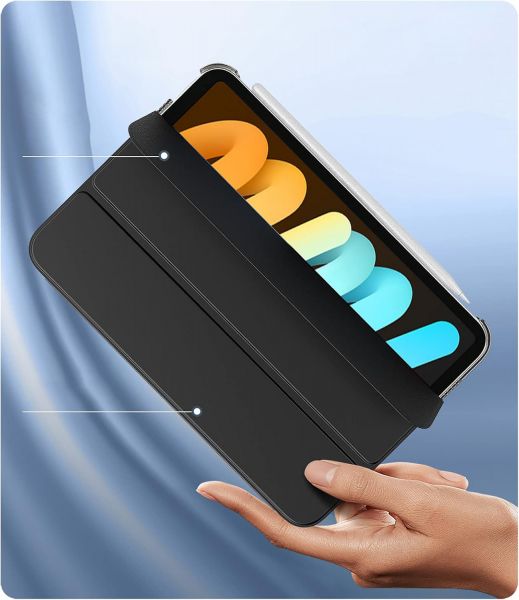 �����-������ BeCover Tri Fold Hard ��� Apple iPad Mini 7 2024 8.3" Black (712450) - �������� 4