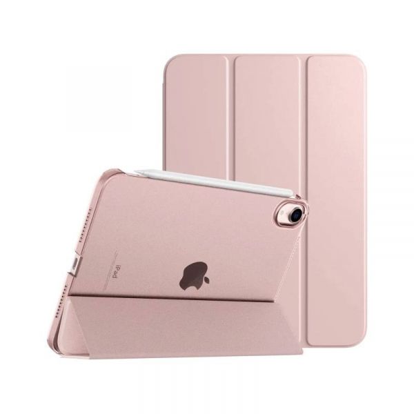 �����-������ BeCover Tri Fold Hard ��� Apple iPad Mini 7 2024 8.3" Pink (712454) - �������� 1