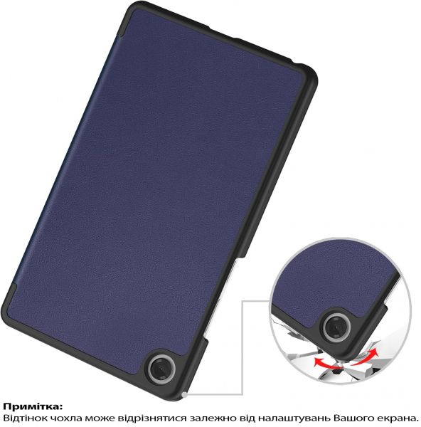 - BeCover Smart Case  Lenovo Tab One / Tab K9 8.7" 2025 (TB305XU/FU) Deep Blue (713745) -  3