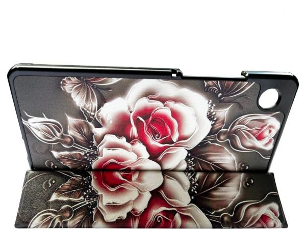 �e��� BeCover Smart Case ��� Samsung Galaxy Tab A11 SM-X133/SM-X135 8.7" Black Rose (713983) - �������� 3
