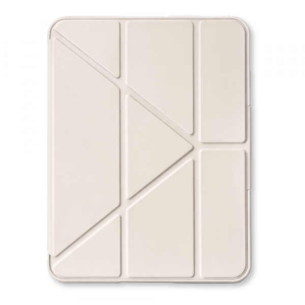 �����-������ BeCover Rugged Origami Transparent � ���������� Apple Pencil ��� Apple iPad 10.9" (2022/2024)/iPad (�16) 2025 11" Beige (714970) - �������� 2