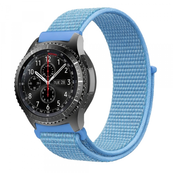 ������� BeCover Nylon Style ��� Motorola Moto 360 2nd Gen. Men`s Aqua Blue (714998) - �������� 1