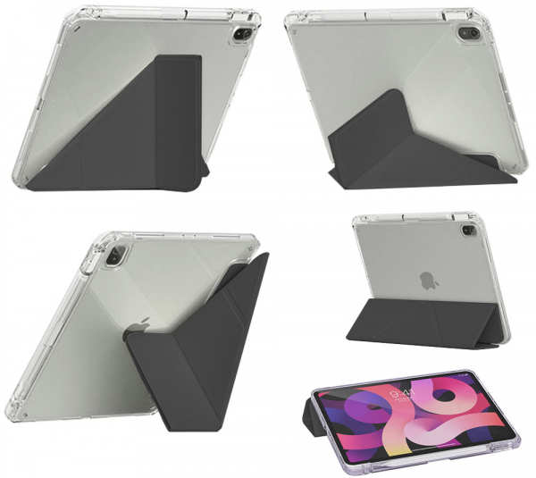 �e���-������ BeCover Ultra Slim Origami Transparent � ���������� Apple iPad Air 11" M4 2026 Black (715183) - �������� 5