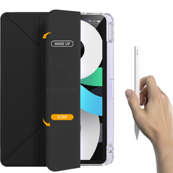 �e���-������ BeCover Ultra Slim Origami Transparent � ���������� Apple iPad Air 11" M4 2026 Black (715183) - �������� 6