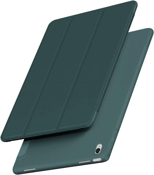 �e��� BeCover Tri Fold Soft TPU Silicone ��� Apple iPad Air 11" M4 2026 Dark Green (715236) - �������� 2