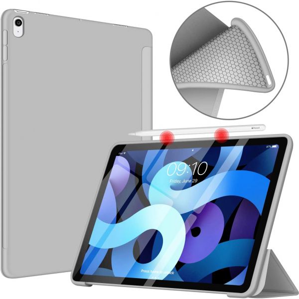 �e��� BeCover Tri Fold Soft TPU Silicone ��� Apple iPad Air 11" M4 2026 Gray (715238) - �������� 1