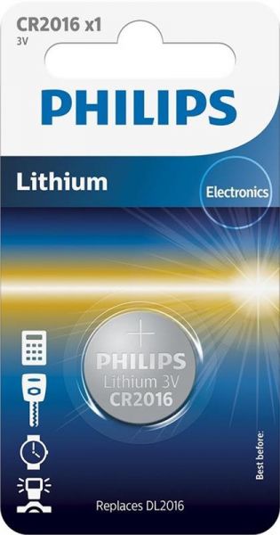  Philips Lithium CR 2016 BL 1 -  1