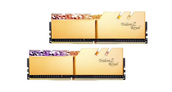  '  ' DDR4 32GB (2x16GB) 3200 MHz Trident Z Royal G.Skill (F4-3200C16D-32GTRG) -  1