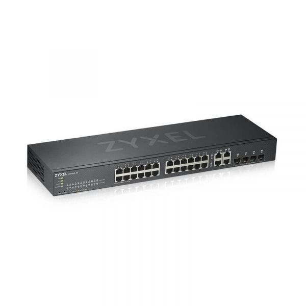 ���������� ZYXEL GS1920-24HPv2 (24xGE PoE, 4xGE/SFP, Smart, NebulaFlex, Max PoE 385W) - �������� 1
