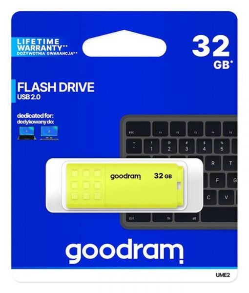 USB Flash Drive 32Gb Goodram UME2, Yellow (UME2-0320Y0R11) -  5