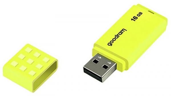 USB 16GB GOODRAM UME2 Yellow (UME2-0160Y0R11) -  1