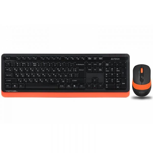 �������� A4Tech FG1010 (Orange) ������������ Fstyler ����������+����,Black+ Orange, USB - �������� 1