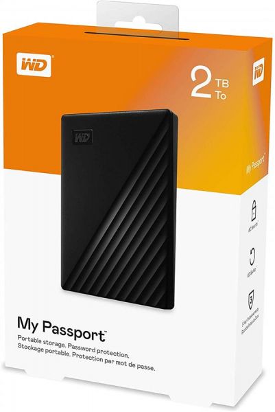 HDD ext 2.5" USB 2.0TB WD My Passport Black (WDBYVG0020BBK-WESN) - �������� 6