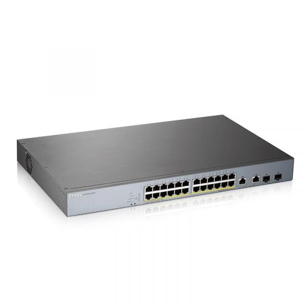 ���������� ZYXEL GS1350-26HP (24xGE PoE, L2, 2xGE/SFP, PoE 375W, ������) - �������� 4