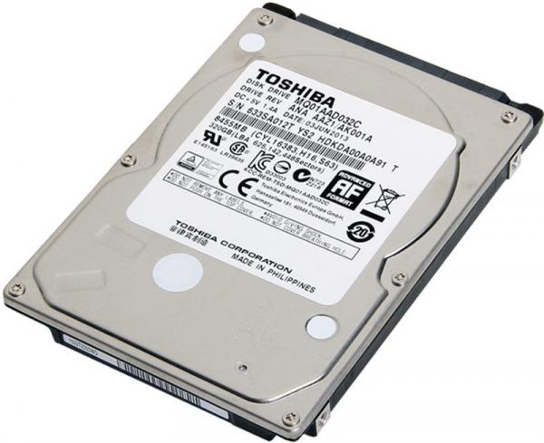     2.5" 320GB Toshiba (MQ01AAD032C) -  1