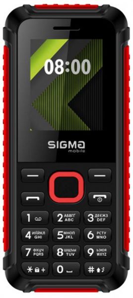   Sigma mobile X-style 18 Track Dual Sim Black/Red -  1
