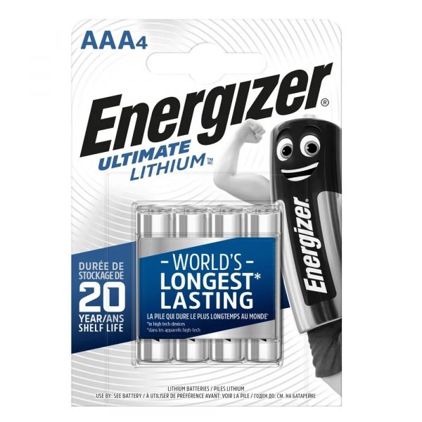 ��������� Energizer Ultimate Lithium AAA/LR03 BL 4�� - �������� 1