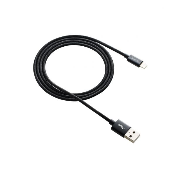 ������ Canyon USB - Lightning 8-pin 1�, Black (CNE-CFI3B) � ������� - �������� 1
