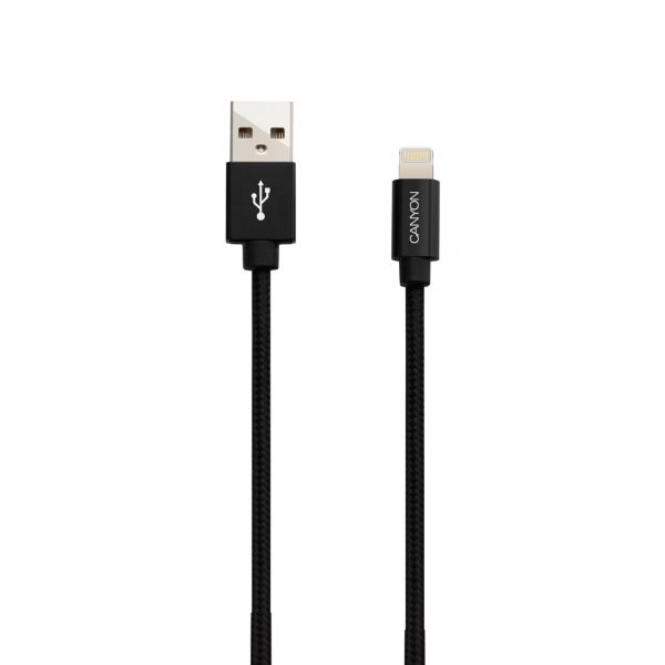������ Lightning Canyon USB2.0 AM/Apple Lightning Black 0.96m (CNS-MFIC3B) - �������� 1