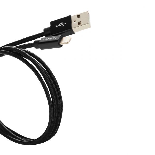 ������ Lightning Canyon USB2.0 AM/Apple Lightning Black 0.96m (CNS-MFIC3B) - �������� 3