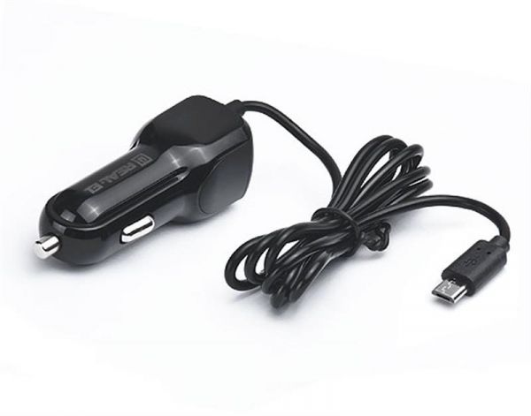    REAL-EL CA-15 (2USB, 2.1A) Black +  microUSB -  2