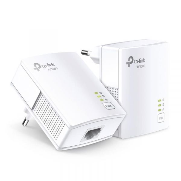 �������� ��������� Powerline TP-Link TL-PA7017 KIT (AV2 1000, 1xGE, �������, 2 pack) - �������� 1