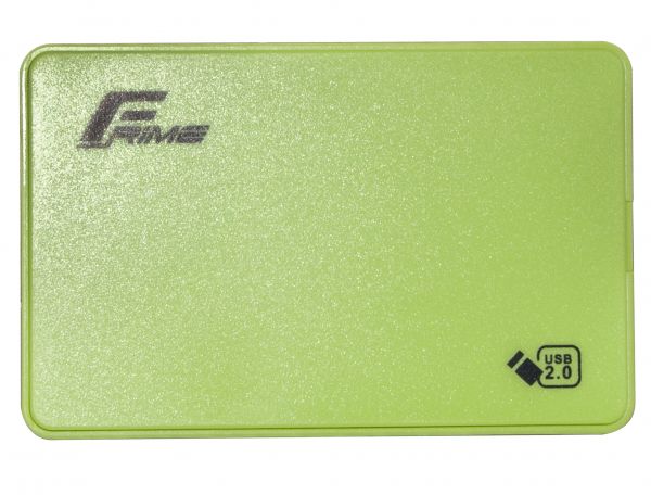   Frime SATA HDD/SSD 2.5", USB 2.0, Plastic, Green (FHE14.25U20) -  1