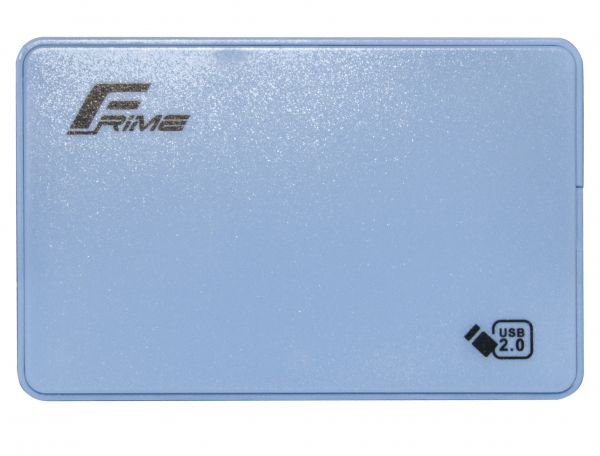   Frime SATA HDD/SSD 2.5", USB 2.0, Plastic, Blue (FHE13.25U20) -  1