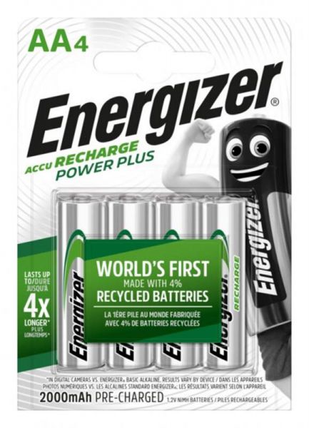 ������������ Energizer Recharge Power Plus AA/HR6 LSD Ni-MH 2000 mAh BL 4�� - �������� 1