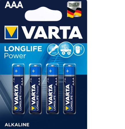 ��������� Varta Longlife Power 4903 (High Energy) AAA/LR03 BL 4�� - �������� 1