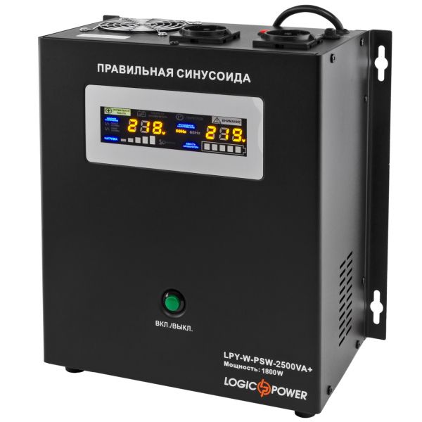    LogicPower LPY-W-PSW-2500VA+(1800)10A/20A, Lin.int., AVR, 2 x , USB, LCD,  -  1