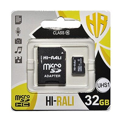 ����� ���'�� ����� ���'�� microSDHC, 32Gb, UHS-I, Hi-Rali, SD ������� (HI-32GBSD10U1-01) - �������� 1