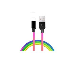   USB 2.0 AM to Micro 5P 1.0m multicolor ColorWay (CW-CBUM017-MC) -  1