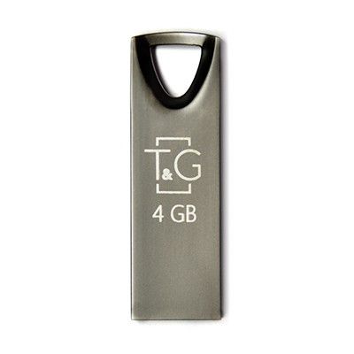 USB Flash Drive 4Gb T&G 117 Metal series Black (TG117BK-4G) -  2