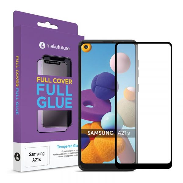 ���� ������� MakeFuture Samsung A21s Full Cover Full Glue (MGF-SA21S) - �������� 1