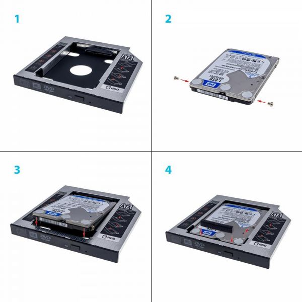 ������� Grand-X HDD 2.5" � ����� ������� �������� SATA/SATA3 (HDC-25C) - �������� 4