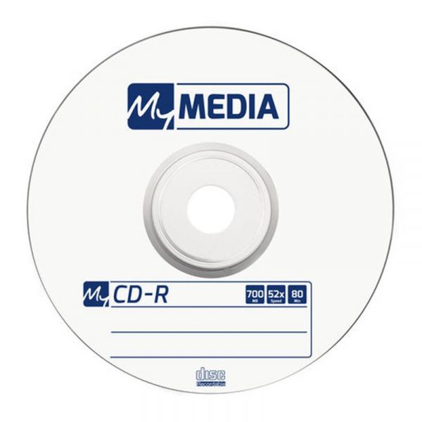 CD-R MyMedia (69201) 700MB 52x Matt Silver Wrap 50 -  3