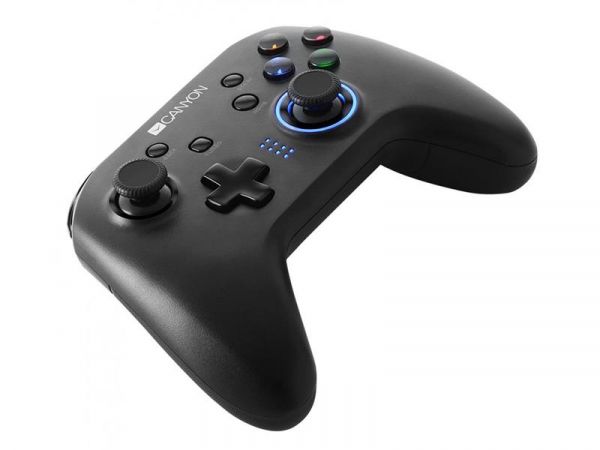 ������� Canyon CND-GPW3, Black, ������������, ��� �� / PS3 / Android / Nintendo Switch, 16 ������, ������� ��������, �������������� ��������� ������, 600 mAh - �������� 2