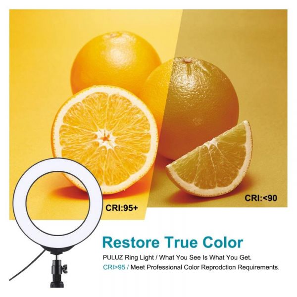 ʳ������ USB RGBW LED ����� Puluz PKT3047B 6.2"+ �������� �������� - �������� 5