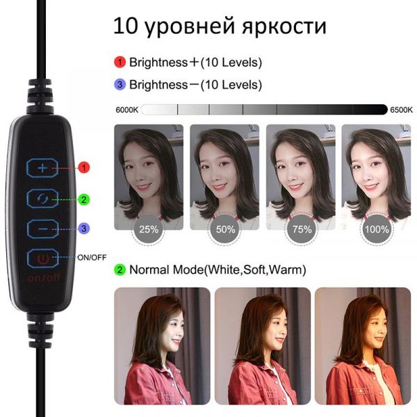 ��������� USB LED-����� Puluz PKT3035 10" + ������ 1.1 � (PKT3035) - �������� 2