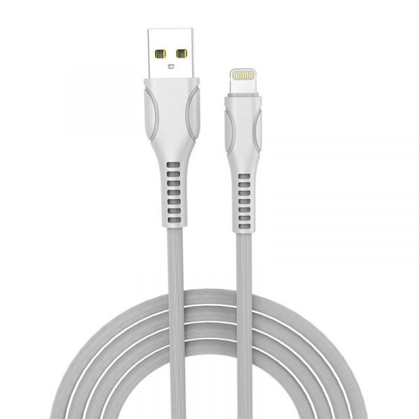  ColorWay USB-Lightning (line-drawing), 2.4, 1, White (CW-CBUL027-WH) -  2