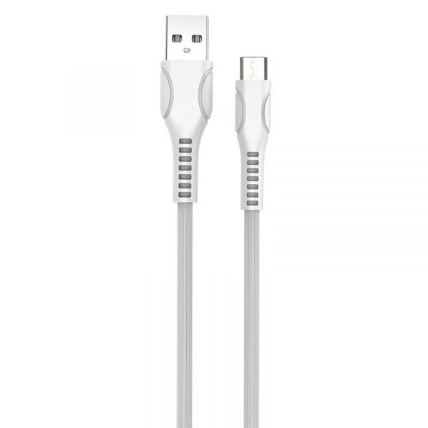  ColorWay USB-microUSB (line-drawing), 2.4, 1, White (CW-CBUM028-WH) -  1