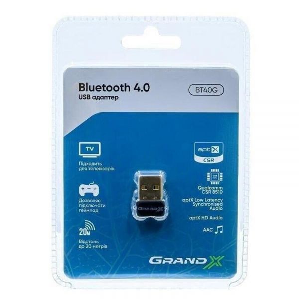  Bluetooth Grand-X V4.0/4.1Master&Slave Low Energy LTE aptX  (BT40G) -  2