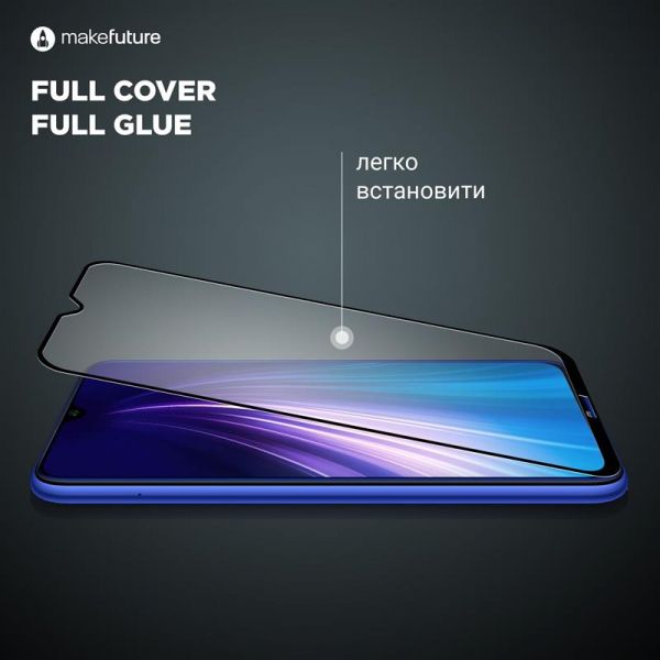   MakeFuture  Xiaomi Redmi 9A Full Cover Full Glue, 0.25mm (MGF-XR9A) -  7