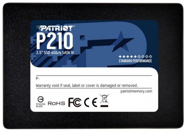 SSD  Patriot P210 256Gb SATA3 2.5" 3D TLC (P210S256G25) -  1