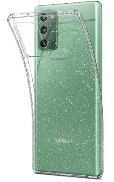 �����-�������� Spigen Liquid Crystal Glitter ��� Samsung Galaxy Note20 SM-N980 Crystal Quartz (ACS01416) - �������� 7
